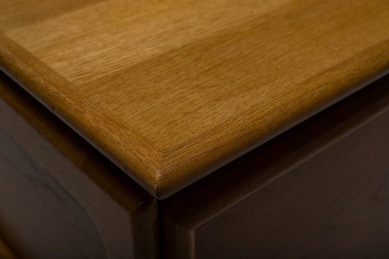 Image 1 of Freistehender Eichenschreibtisch von GV Møbler, Mid Century, 1970er Jahre