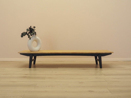 Mobile basso in rovere, design danese, anni '70, prodotto in Danimarca