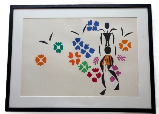 Image 1 of Ensemble de deux estampes modernistes en couleurs d'après Henri Matisse : Les Mille et Une Nuits (1950) et la série Jazz (1947)