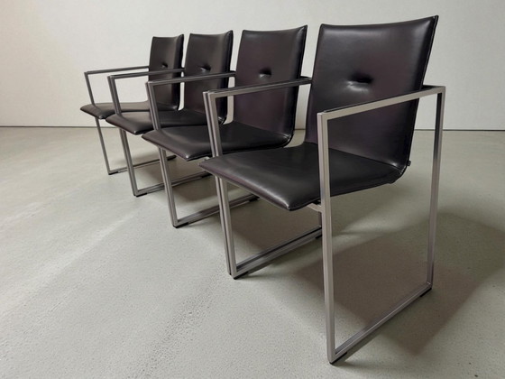 Image 1 of 4x arco frame pelle nera