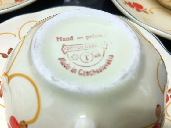 Image 1 of Rare Tea set / Ditmar Urbach Rare Art Deco / Czechoslovakia