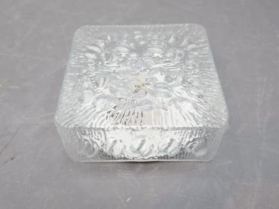 Plafoniera vintage / vetro metallo / quadrata – Plafoniere (photo 5 of 5)