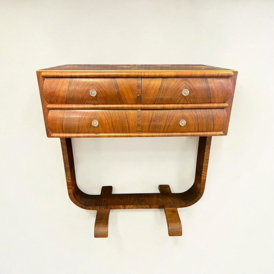 Image 1 of Small Art Déco console / salon table from the 1920s / 30s. A carpenter's work and therefore a unique piece from this period.
