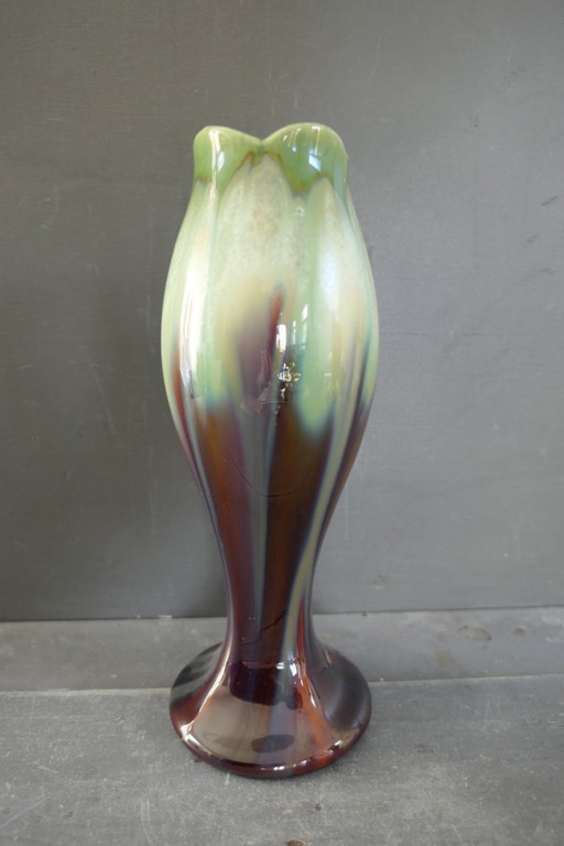 Art-Deco-Vase Faiencerie de Thulin mit der Nummer 749