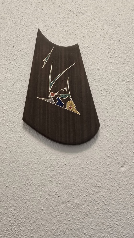 Piatto da parete vintage L'Ancora Kera-Teak in ceramica con pesce (MCM anni '50) – L'Ancora Kera-Teak Ceramic (photo 6 of 6)