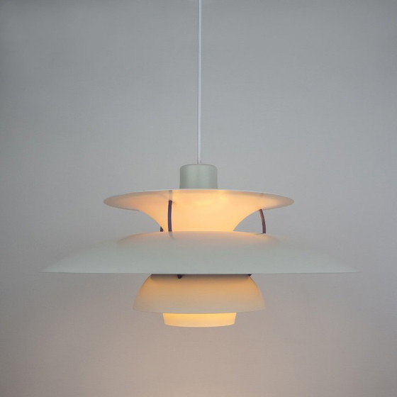 Danish Vintage PH 5 Pendant Lamp by Poul Henningsen, Louis Poulsen, 1958 – Aluminium (photo 4 of 9)