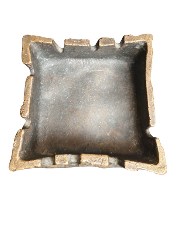 Image 1 of Brutalist Bronze Vide Poche 1960s – Zuttion Cosmetics / Brutalist Bronze Vide Poche 1960s Zuttion Cosmetics