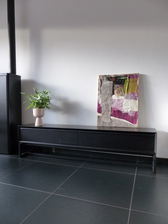 Image 1 of Meuble TV design scandinave noir