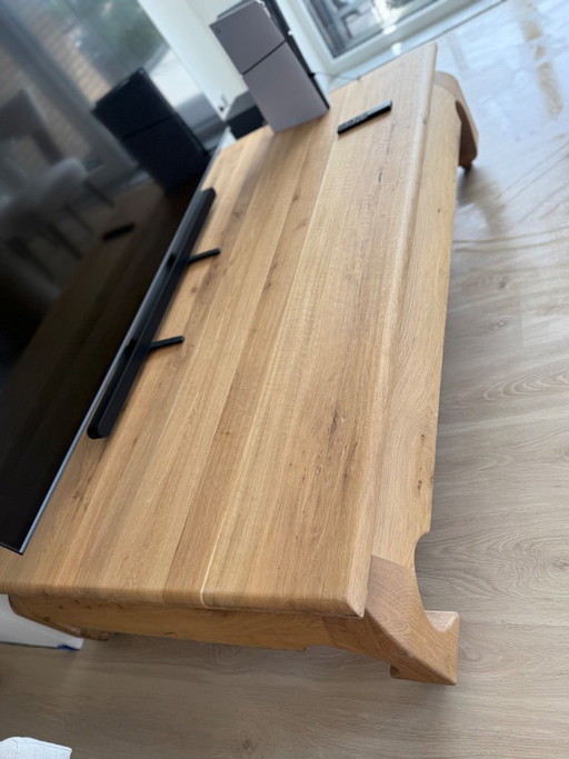 Solid wood coffee table