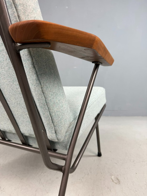 Image 1 of Koene Oberman Fauteuil Met Teak Armleuningen Voor Gelderland, 1954