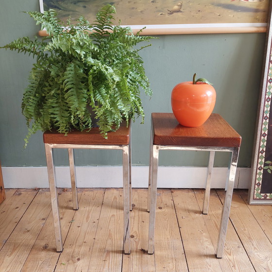 Image 1 of Set of 2 vintage side tables