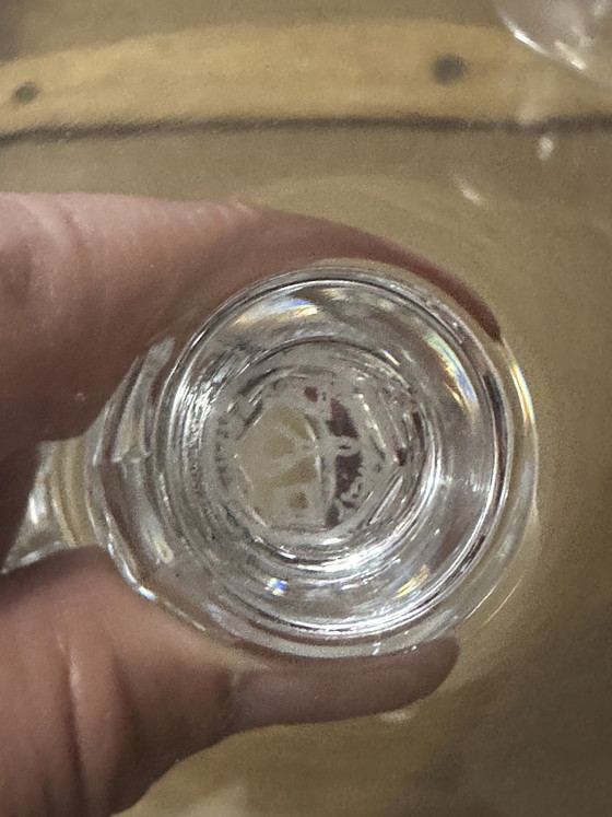 12 champagneglazen - Baccarat kristal, Carcassonne patroon - Uitstekende staat – Glazen & Karaffen, Crystal (photo 12 of 12)