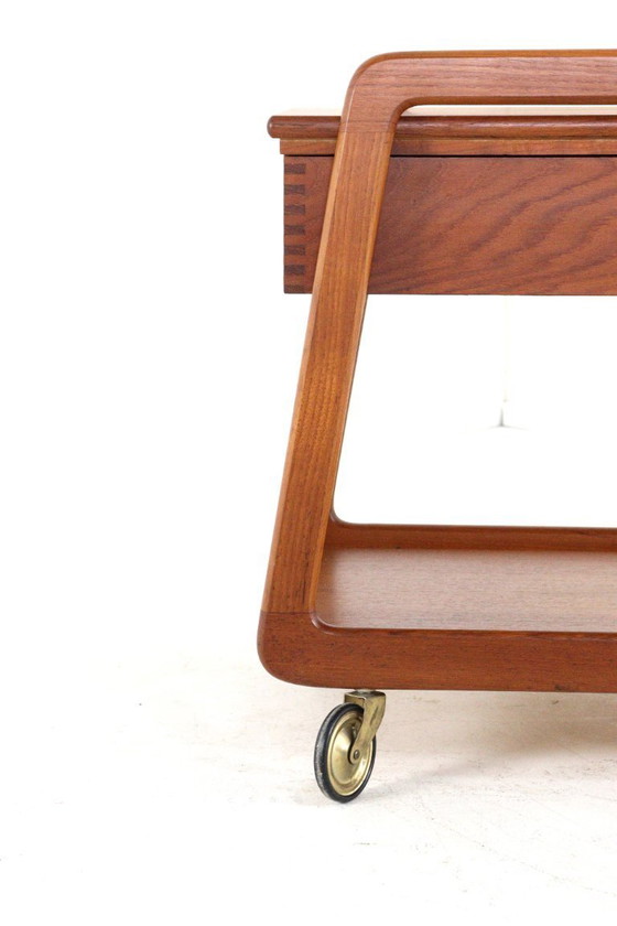 Image 1 of Henning Wind-Hansen voor Sika mobler trolley vintage Deens