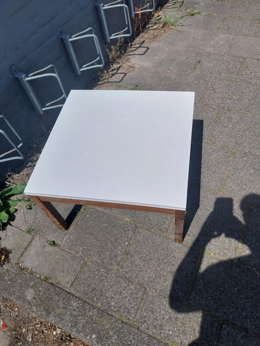 1x 't spectrum martin visser 1960's wenge salontafel 60 x 60 x 36cm