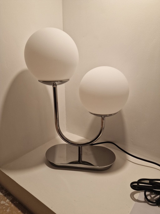 IKEA Simrishamn Lampe de table chrome / Rétro Space Age Neuf