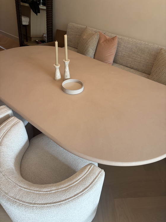 Image 1 of Plateau de table en plâtre L220 x l120 x P76 cm