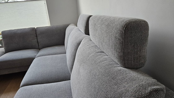 Image 1 of Beautiful light gray corner sofa from Montel (1.5 years old)