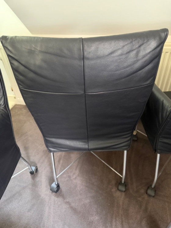 Image 1 of Montis Chaplin black dining chair 16 pieces