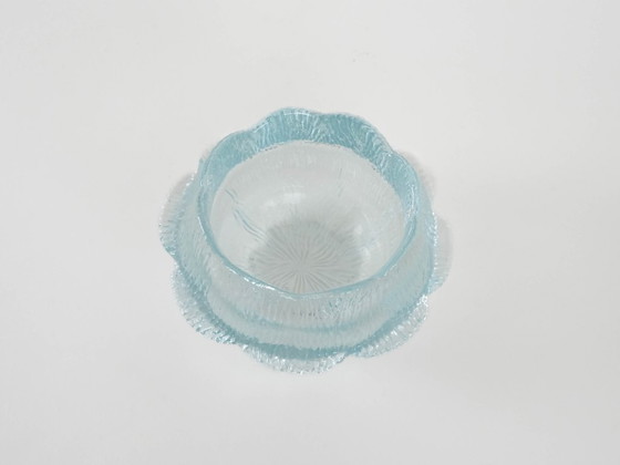 Image 1 of Bol en verre, design danois, années 1980, fabricant : Holmegaard, designer : Sidse Werner