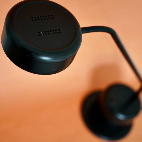 Image 1 of Minimalistische matzwarte bureaulamp – industrieel design uit het midden van de vorige eeuw