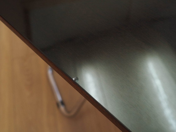 Image 1 of Mahogany desk, Italian design, 1980s, made in Italy