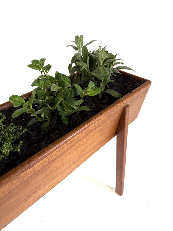 Image 1 of Fioriera danese vintage in teak anni '60