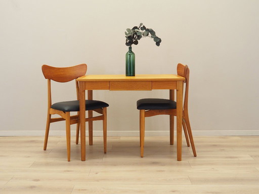 Ash desk, Danish design, 1970s, production: Denmark