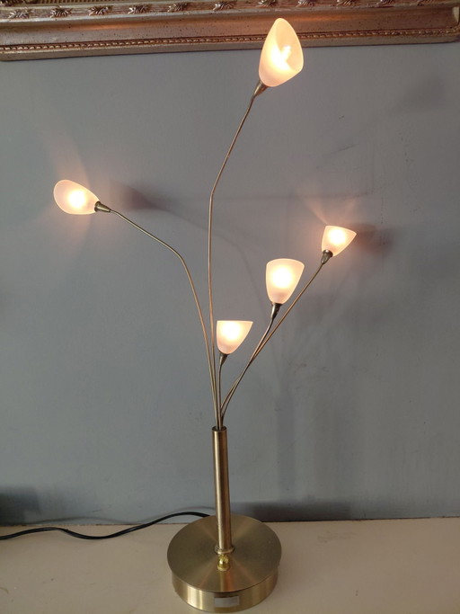 Lampe de table vintage Jan des Bouvrie 'Sneeuwklokje' – Boxford Holland – Années 80