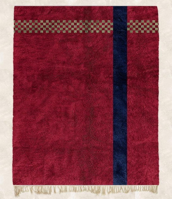 Traditioneel handgemaakt Beni Mrirt Berber tapijt, formaat 1,5/2,5 m – Aime Té, Vloerkleden en tapijten, Wool (photo 5 of 6)