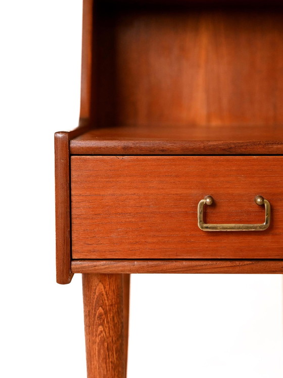 Image 1 of 1960s Bedside Table with Double Top