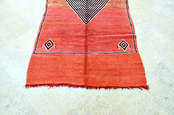 Image 1 of Vintage Marokkaanse Zemmour Vloerkleed - 247 x 132 cm | Blush Tones