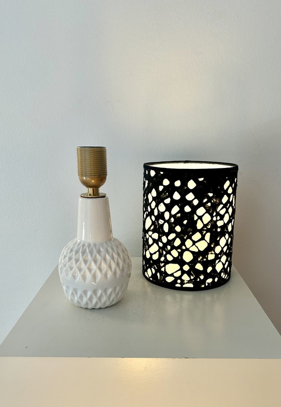 Image 1 of Small expressive vase lamp - upcycled 