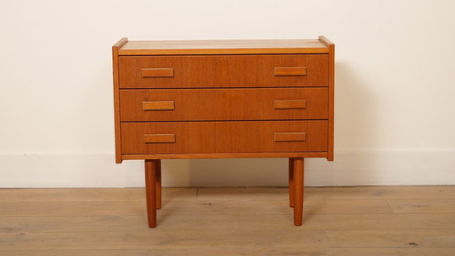 Commode vintage | 3 tiroirs | Table de chevet