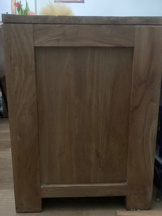 Image 1 of Solid teak TV stand