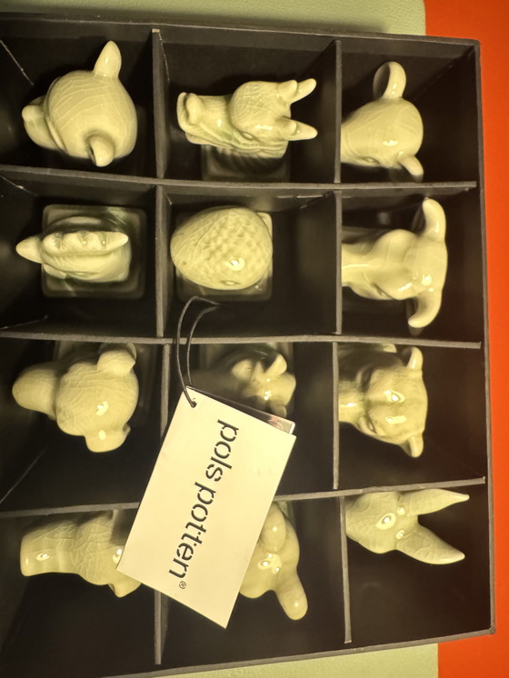 Image 1 of Pols Potten porseleinen chinese direnriem beeldjes