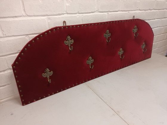 Image 1 of Vintage coat rack in velour