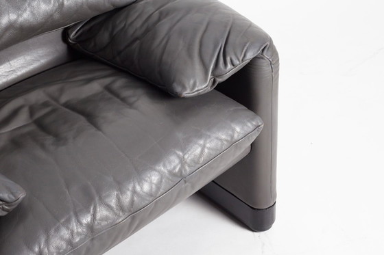 Image 1 of Cassina Maralunga 1 zit Vico Magistretti leder