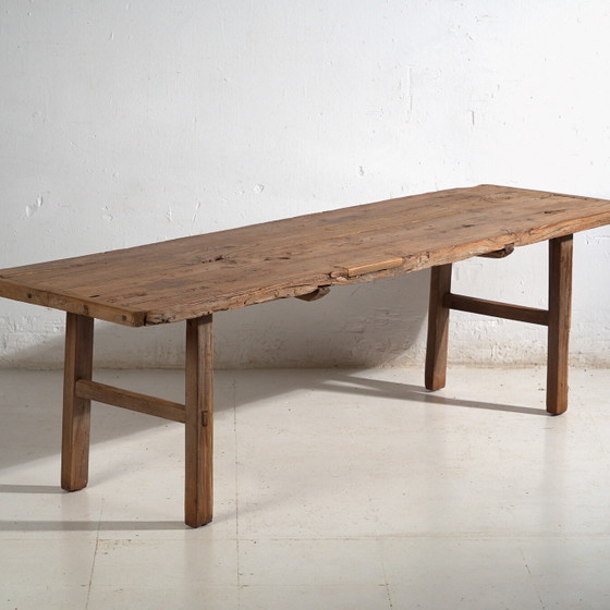 Antique bench table in solid wood – Shandong, circa 1930 – Dining tables (photo 4 of 40)