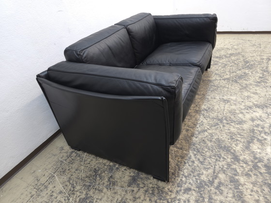 Image 1 of Sofá Cassina Duc, sofá de diseño, sofá de piel, sofá Mario Bellini negro