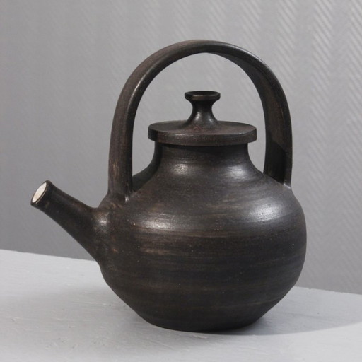 Jean-Paul & Suzy Brunet, Atelier Palègre - Large teapot, France, 1980s