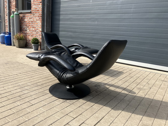 Image 1 of 1x Jori Yoga reclinabile Medi Mono-move in pelle nera Celia Black