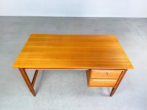 Image 1 of Vintage teak desk WK Furniture Midcentury Danish Design 1960