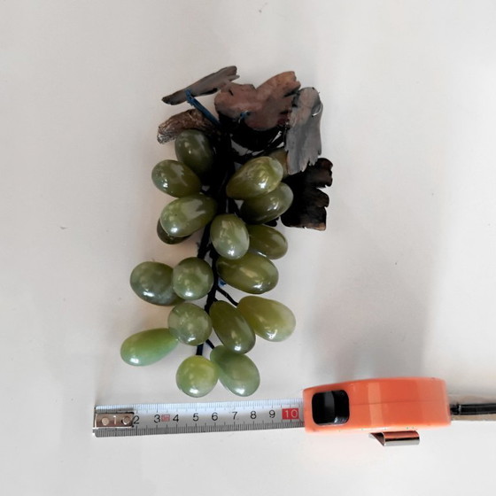 Image 1 of GRAPPOLO D'UVA DECORATIVO - ONICE / GIADA