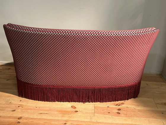Schitterend Vintage Bankje Eerste Helft 20ste Eeuw – 2 zitsbanken, Textile (photo 5 of 13)