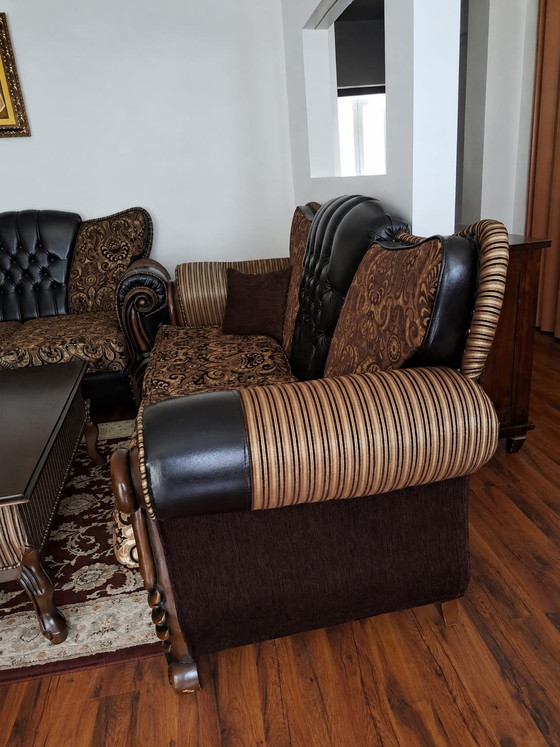 Image 1 of 3  - 2   -  1.  SOFAGARNİTUR MİT PASSENDEN COUCHTİSCH