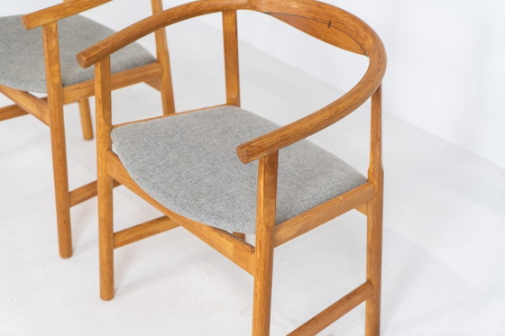 Image 1 of Pair of PP203 arm chairs  by Hans J. Wegner for PP Møbler (Denmark, 1960s).