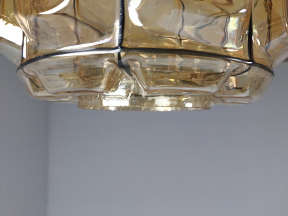 Image 1 of Vintage Hanglamp van Glashütte Limburg, Jaren 60