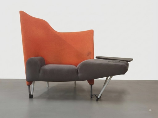 Torse modèle Cassina, design Paolo Deganello – fauteuils, Leather, Metal