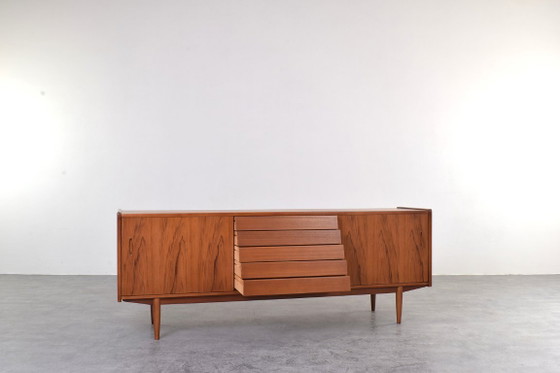 Credenza Trio in teak Mid-Century di Nils Jonsson per Hugo Troeds, anni '60., Credenze, Legno, Marrone (foto 6 di 15)