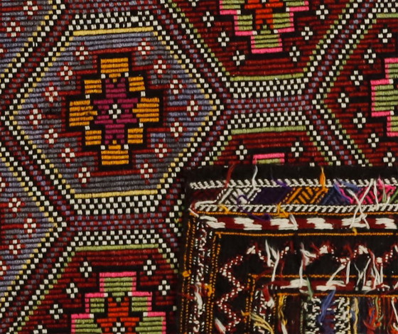 Large Vintage Anatolian Yoruk Kilim 328 × 198 cm – Handwoven Wool Rug – Rugs & carpets (photo 11 of 11)